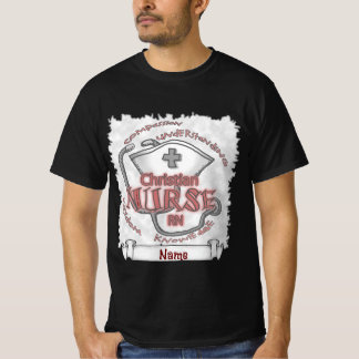 T-shirt Infirmière chrétienne axiom