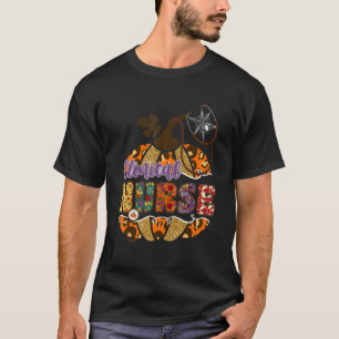 T-shirt Infirmière clinique Stethoscope Infirmière Hallowe