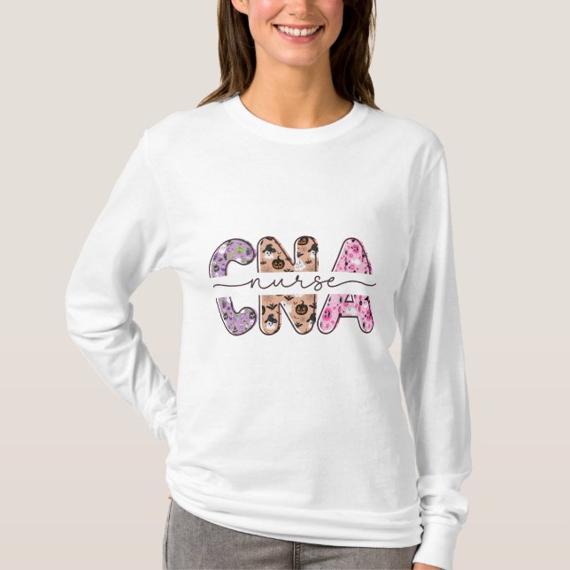 T-shirt Infirmière CNA Long Manche (Devant)