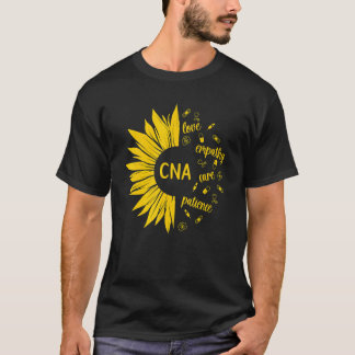 T-shirt Infirmière CNA Tournesol Assistant de soins certif