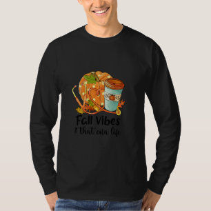 T-shirt Infirmière Cna Vie Citrouille Automne Vibes Reconn