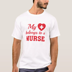 T-shirt Infirmière Coeur Appartient