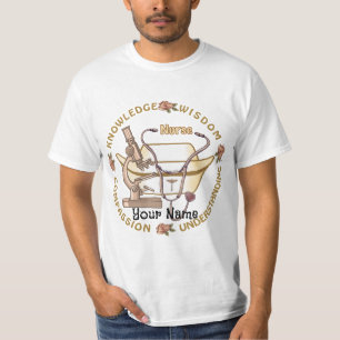 T-shirt Infirmière cool Sepia
