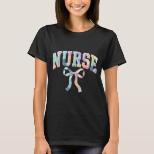 T-shirt Infirmière coquette florale cadeau de journée des