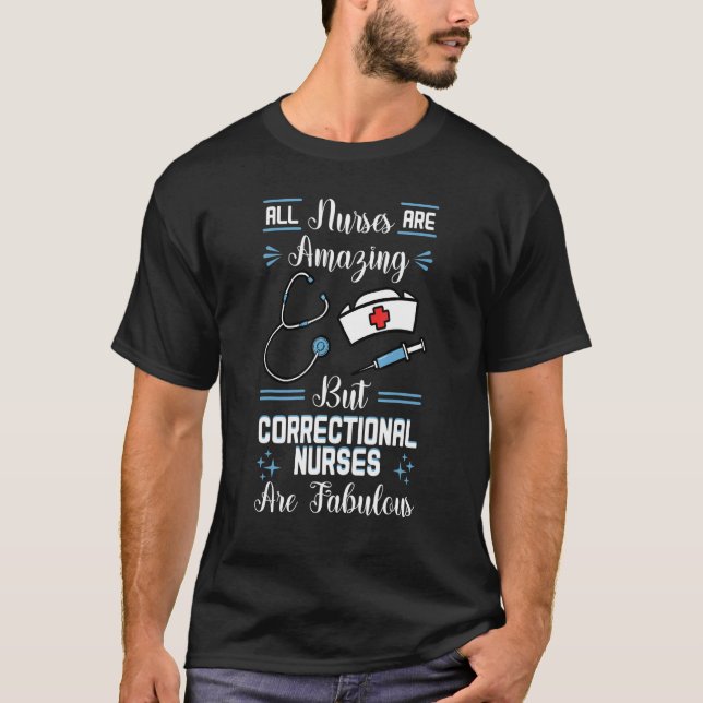 T-shirt Infirmière correctionnelle Fabuleuse RN Forensic N (Devant)