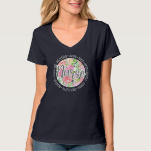 T-shirt Infirmière Covid 19 Travailleur Essentiel de Soins