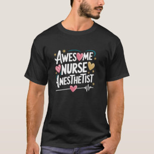 T-shirt Infirmière CRNA Infirmière géniale Anesthésiste, A