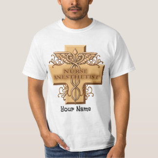 T-shirt Infirmière Cross Caduceus Anesthetist