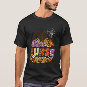 T-shirt Infirmière CVICU Halloween Citrouille Léopard Card