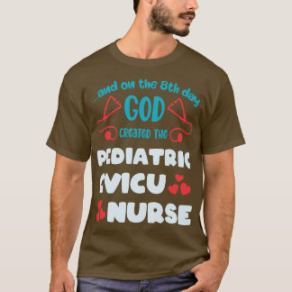 T-shirt Infirmière CVICU pédiatrique amusante