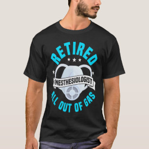 T-shirt Infirmière d'anesthésie Anesthésiste retraité CRNA