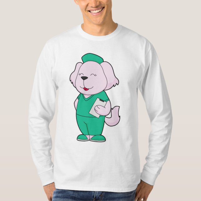 T-shirt Infirmière de chien (Devant)