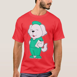 T-shirt Infirmière de chien