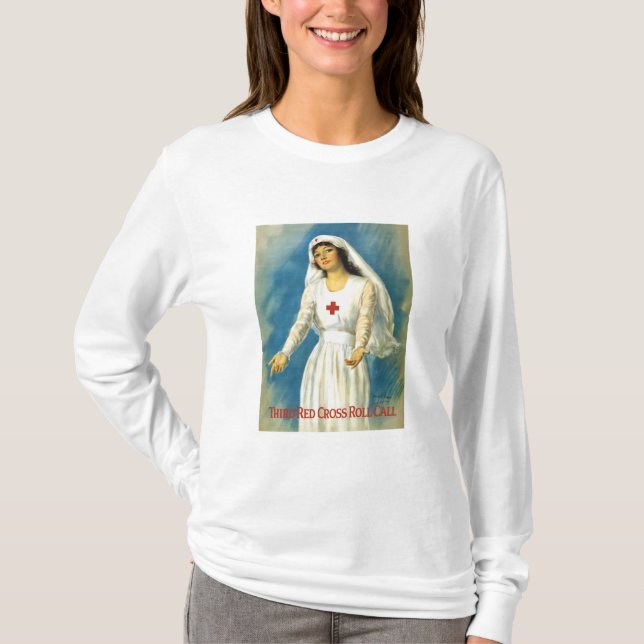 T-shirt Infirmière de Croix-Rouge (Devant)