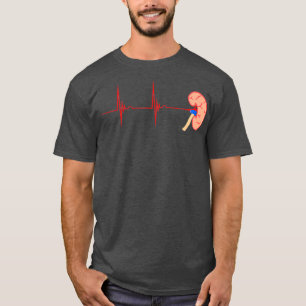 T-shirt Infirmière de dialyse d'organes du rein battement