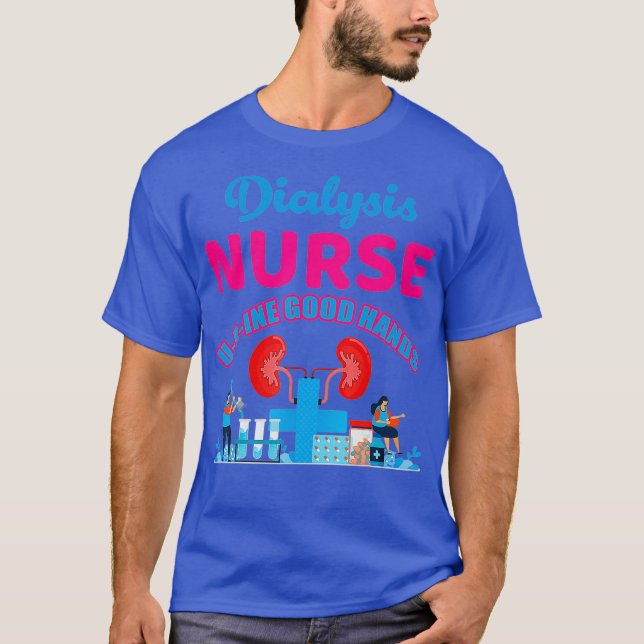 T-shirt Infirmière de dialyse drôle (Devant)