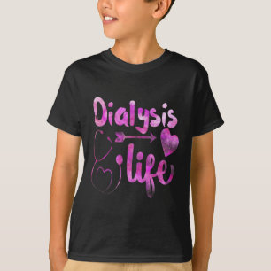 T-shirt Infirmière de dialyse Néphrologie Maladie rénale S