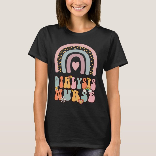 T-shirt Infirmière de dialyse Néphrologie Soins infirmiers (Devant)