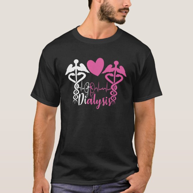 T-shirt Infirmière de dialyse Néphrologie Technicien de di (Devant)