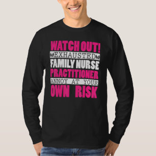 T-shirt Infirmière de famille Praticien Vêtement Cute Fnp 