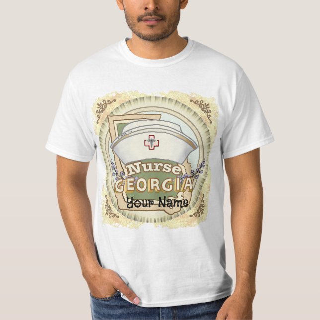 T-shirt Infirmière de Géorgie (Devant)