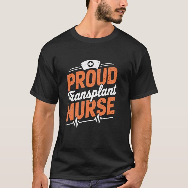 T-shirt Infirmière de greffe cardiaque Conception Infirmiè (Devant)
