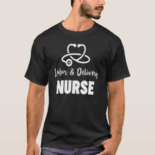 T-shirt Infirmière de la main-d'oeuvre et de la prestation