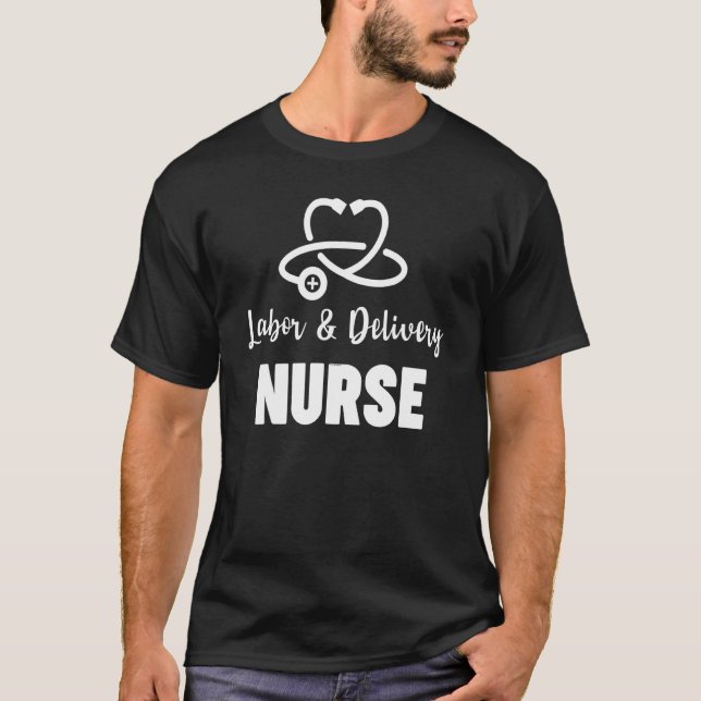 T-shirt Infirmière de la main-d'oeuvre et de la prestation (Devant)