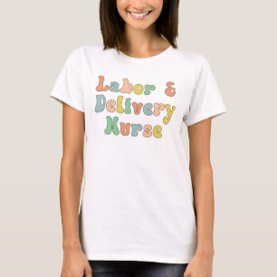 T-shirt Infirmière de la main-d'oeuvre et de la prestation