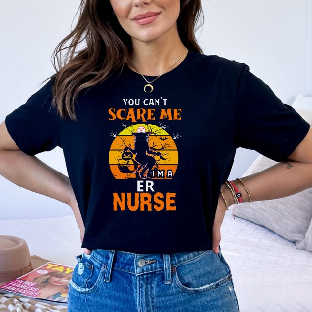 T-shirt Infirmière de la salle d'urgence d'Halloween (Créateur téléchargé)