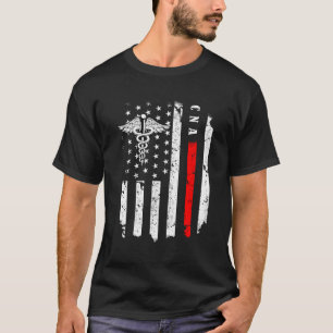 T-shirt Infirmière de l'armée américaine Drapeau de l'armé
