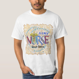 T-shirt Infirmière de l'armée Motto
