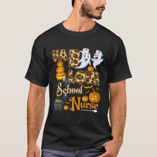 T-shirt Infirmière de l'école faboole Funny RN Squad Hallo