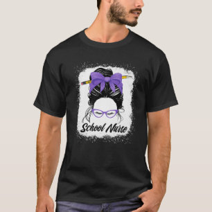 T-shirt Infirmière De L'École Retourner À L'École Drôle Fe
