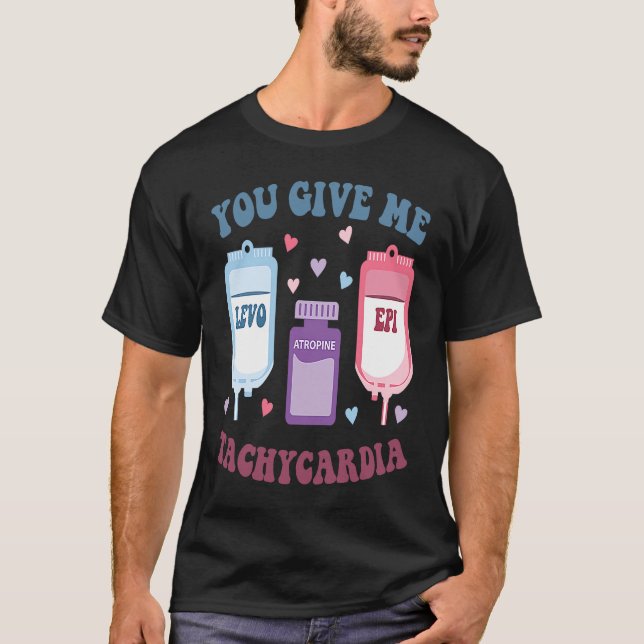 T-shirt Infirmière de l'ICU Saint Valentin Super Vous Me D (Devant)
