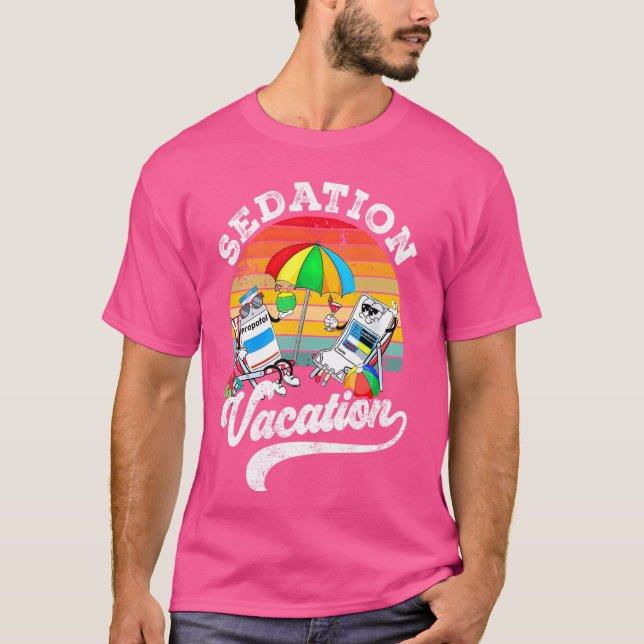 T-shirt Infirmière de l'ICU Vacances Médecine d'urgence (Devant)