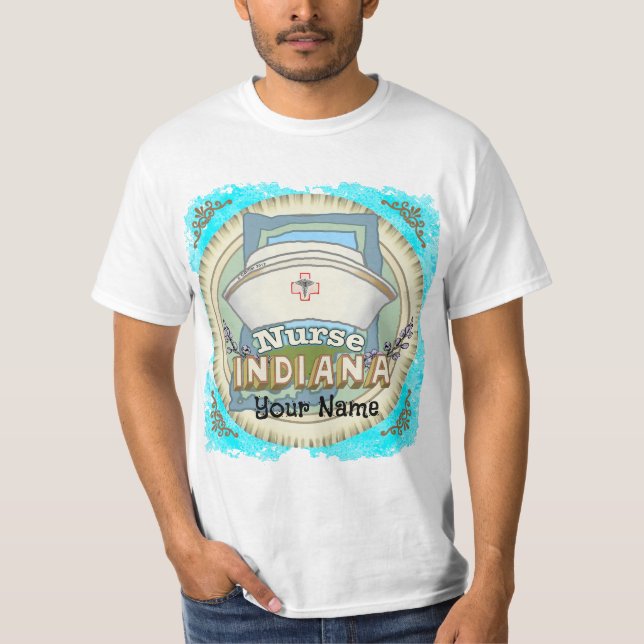 T-shirt Infirmière de l'Indiana (Devant)