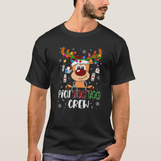 T-shirt Infirmière de l'USIP Équipage Boo Renne Infirmière