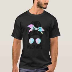 T-shirt Infirmière de l'USPA pour femmes chignon désordonn