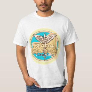 T-shirt Infirmière de New York Caducée 