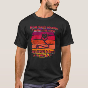 T-shirt Infirmière de nuit Nursing de nurserie 1