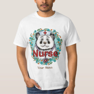 T-shirt infirmière de Panda