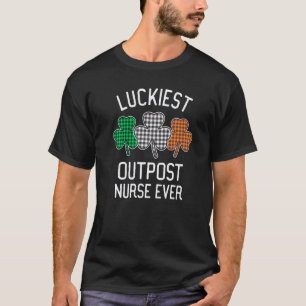 T-shirt Infirmière de poste avancé la plus chanceuse Ever