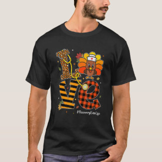 T-shirt Infirmière de récupération d'amour de la vie d'aut