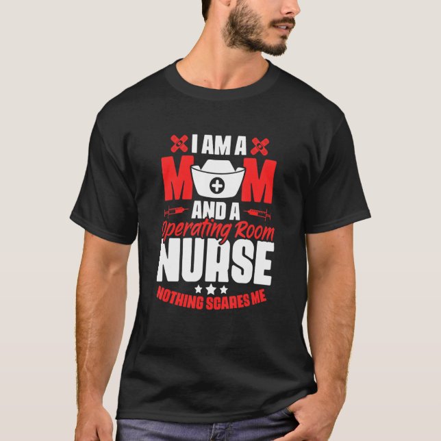 T-shirt Infirmière de salle d'opération Maman Infirmière m (Devant)