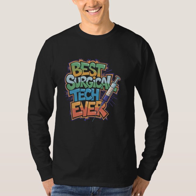 T-shirt Infirmière de salle d'opération Meilleure technici (Devant)