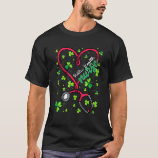 T-shirt Infirmière de santé publique Saint-Patrick Amour S