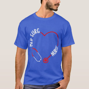 T-shirt Infirmière de surg en médecine Stethoscope en méde