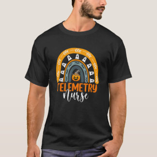 T-shirt Infirmière de télémétrie infirmière arc-en-ciel Ha