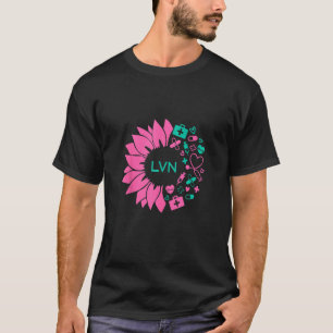 T-shirt Infirmière de tournesol Lvn Infirmière professionn